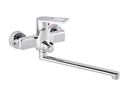 Под заказ Смеситель ОПТИМА ванна 35 мм, дивертор к/б в теле, излив 30 см