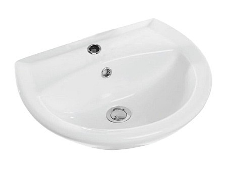 Умывальник Аттика 55 без крепления, без пьедестала, Sanita