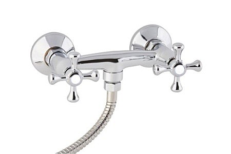 Под заказ Смеситель ARCO душевая кабина маховик пластик крест