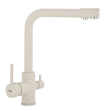 Под заказ Смеситель ОПТИМА кухня 35 мм, с выходом под фильтр, БЕЖЕВЫЙ