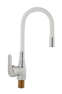 Смеситель кухня 35 мм силиконовый излив Accoona