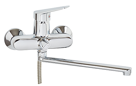 Под заказ Смеситель ARCO ванна 40 мм, дивертор к/б в теле, излив 30 см