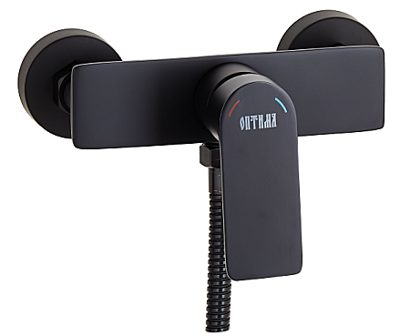 Под заказ Смеситель ОПТИМА душевая кабина 35 мм, ЧЕРНЫЙ