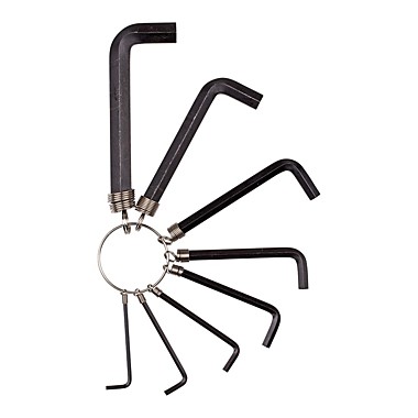 Набор инбусовых ключей на кольце 2-10мм, 8 шт