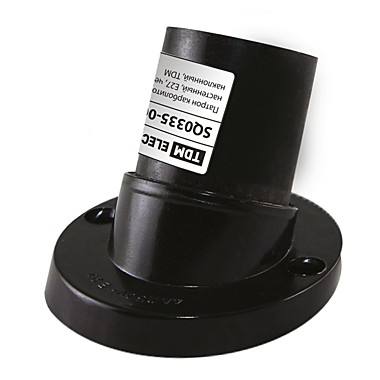 Патрон Е27 карболитовый настенный наклонный 4А, 230В, черный