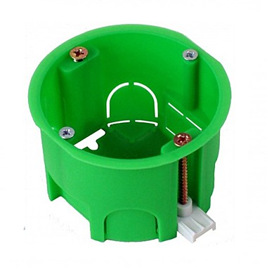 Коробка установочная с/у д/полых стен d=68мм, h=45мм б/перех