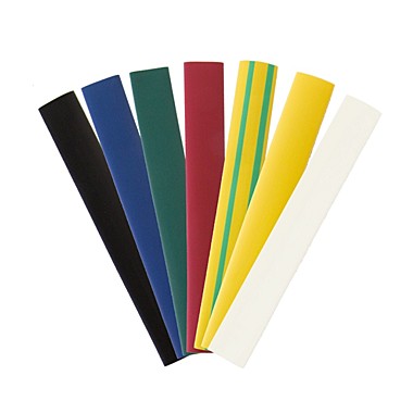 Термоусаживающая трубка ТУТнг d=10/5мм, L=100мм (набор 7 цветов по 3шт)