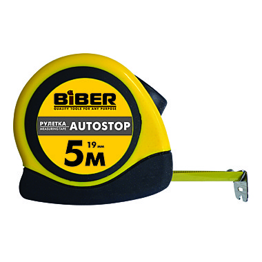 Рулетка AUTOSTOP обрезиненный корпус 3мх16мм
