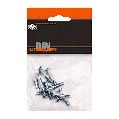 Винт DIN7985 М4х30 (12шт) пакетик