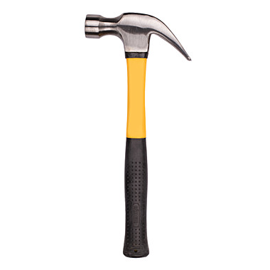 Молоток-гвоздодер фиберглас.рукоятка 