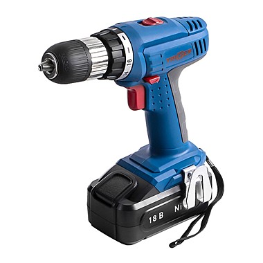 Дрель аккумуляторная/шуруповерт Trigger 20003 13мм 18V 2аккум (1,5Ач) кейс